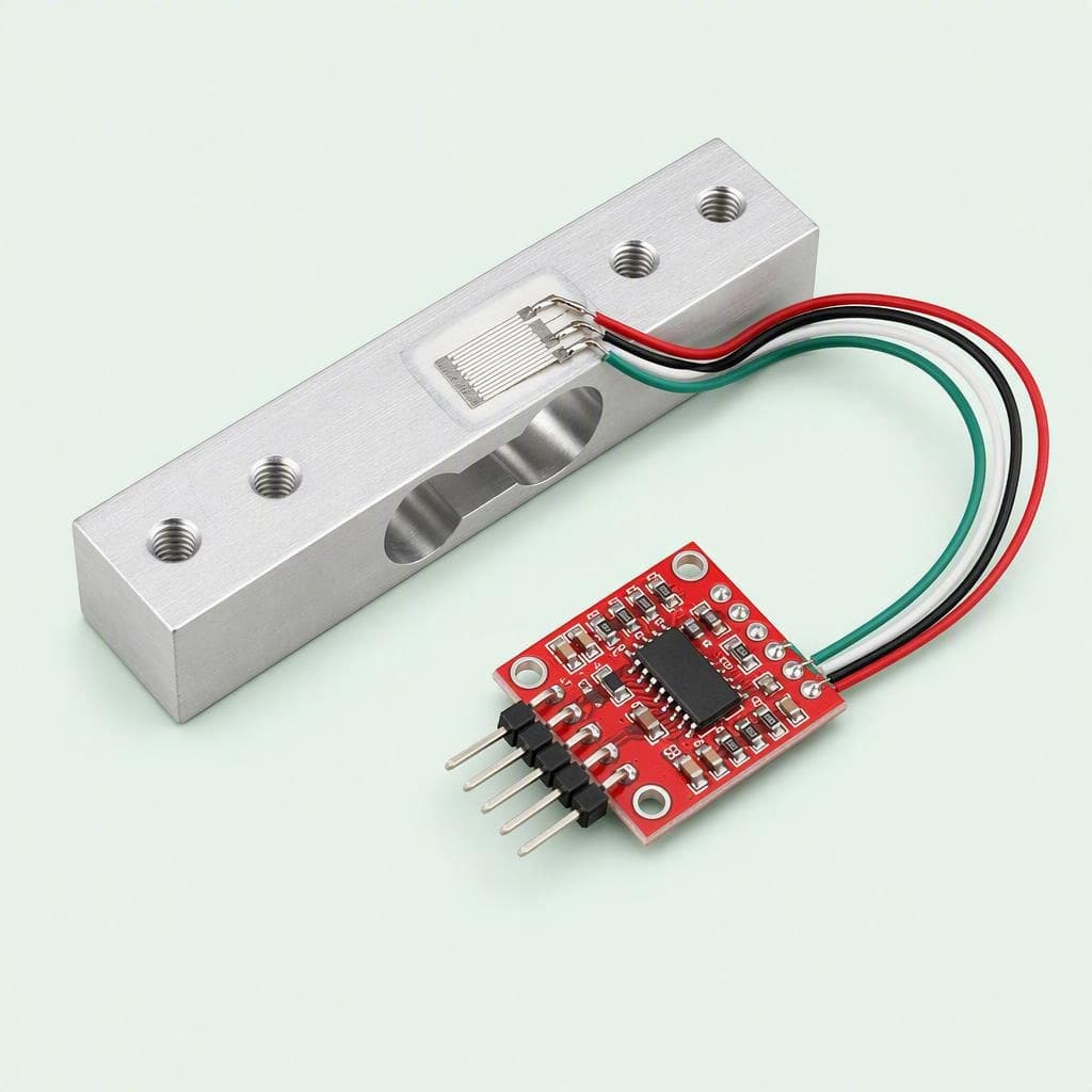 Load Cell 5kg + HX711 Amplifier