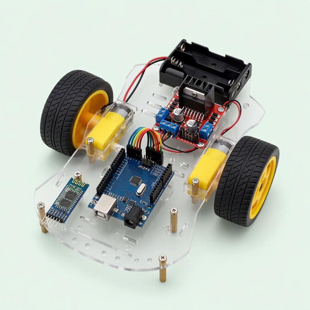 Bluetooth Controlled Car Kit